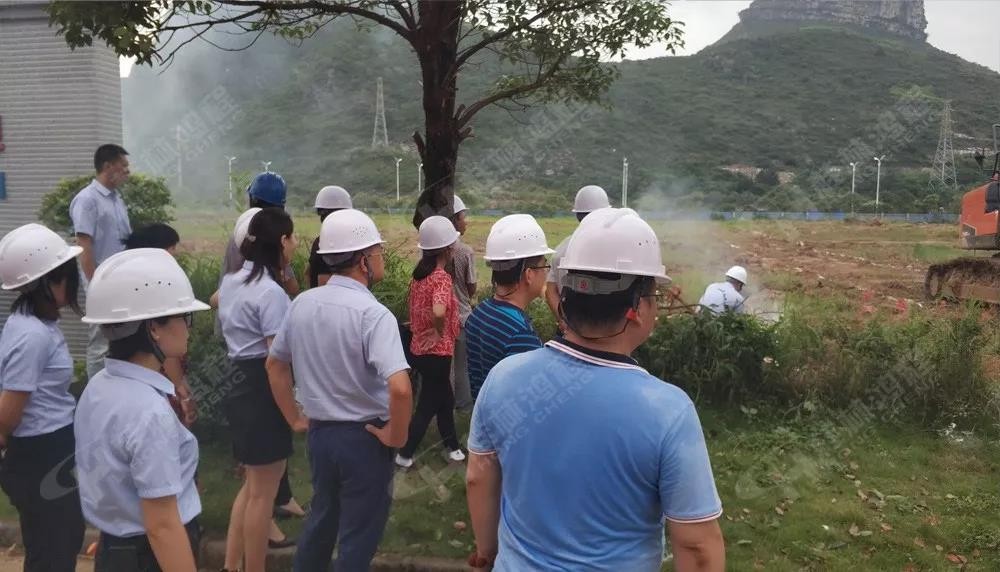 桂林鴻程機(jī)電設(shè)備有限公司廠區(qū)2#生產(chǎn)廠房開工大吉！